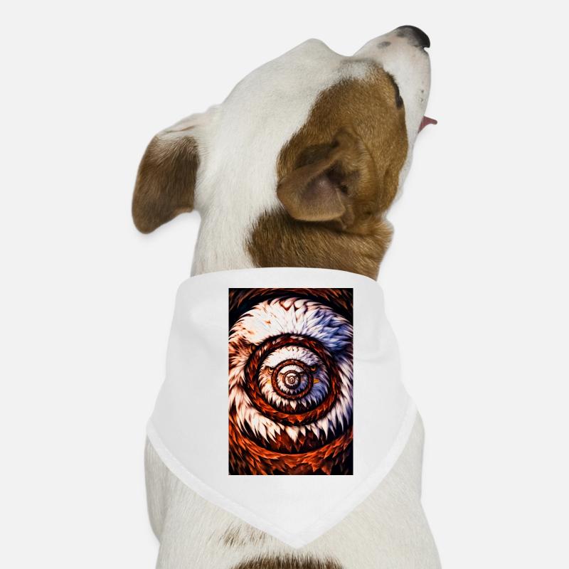 Spring Spiral with Spring Patterns Dog Bandana