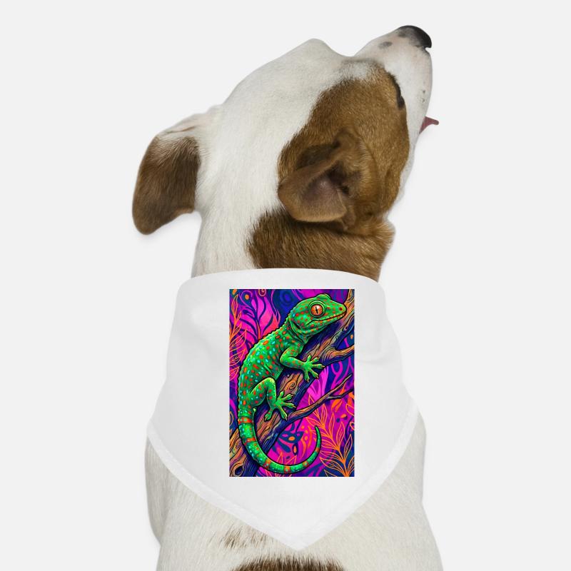 Gecko Hunde-Bandana