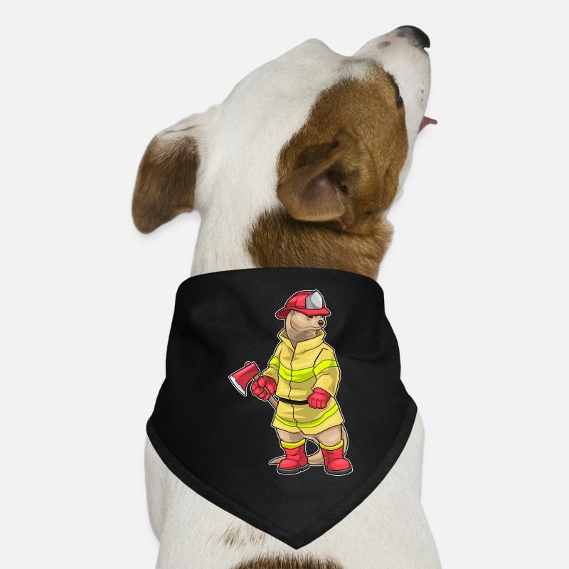 Otter Hache de pompier Brigade de pompiers Bandana pour chien