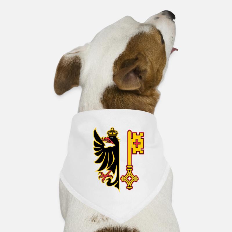 Flagge von Genf Hunde-Bandana