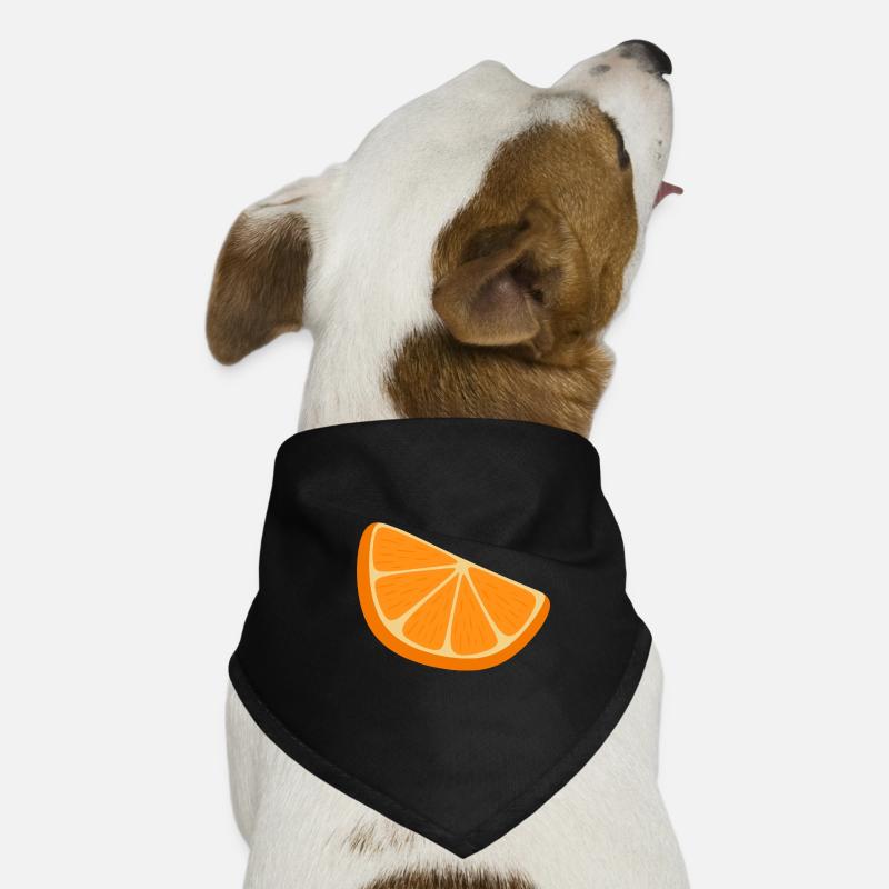 Orangenscheibe Hunde-Bandana