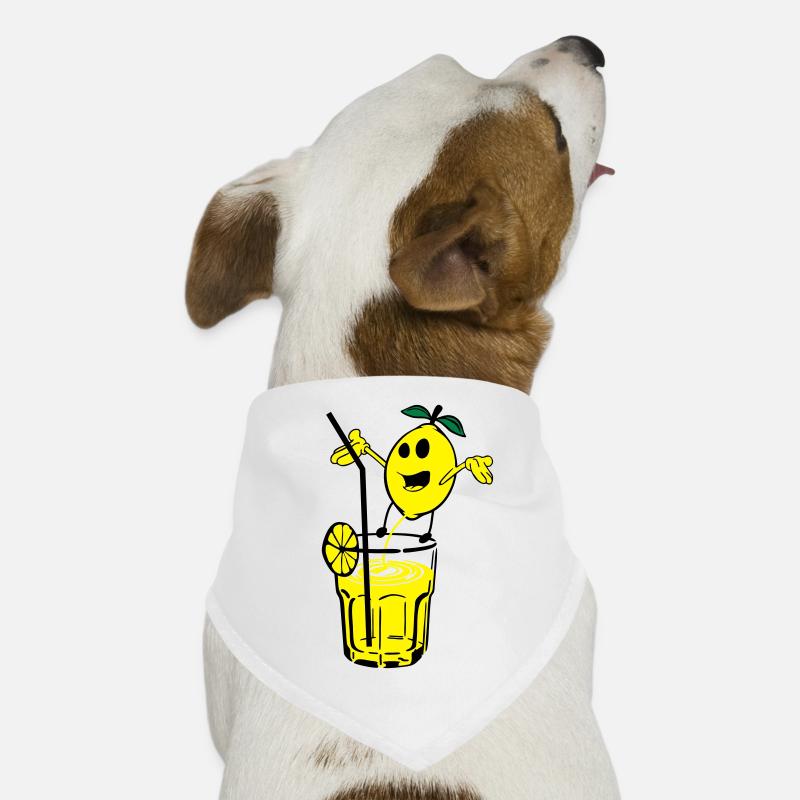 Lemon peeled lemonade Dog Bandana