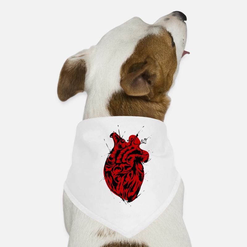 Anatomie cardiaque Bandana pour chien