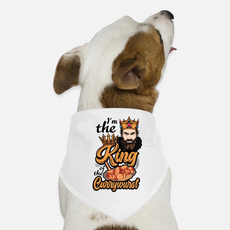 Je suis le roi de la Currywurst Bandana pour chien