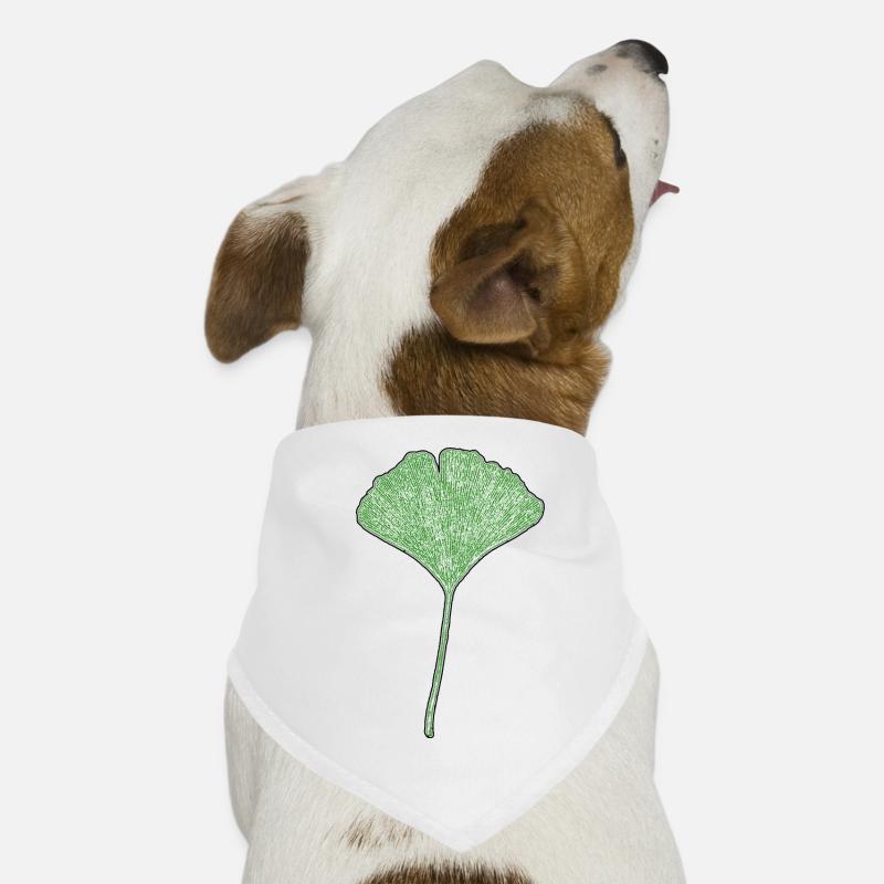 Gingkoblatt Hunde-Bandana