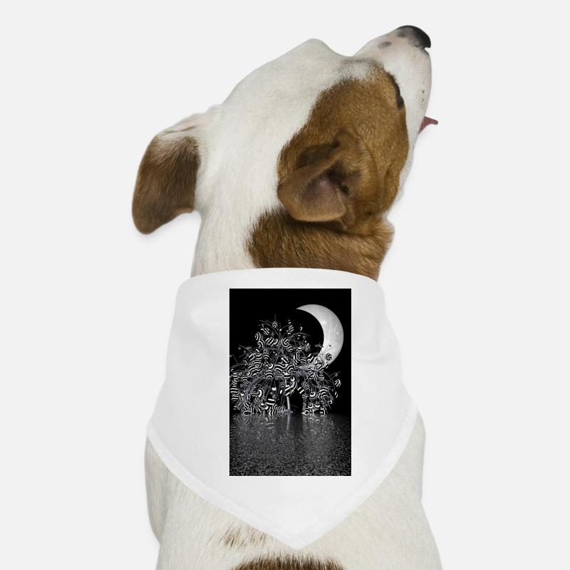 Mondschein Hunde-Bandana
