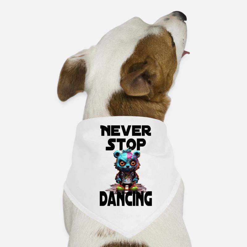 Never Stop Dancing Dog Bandana