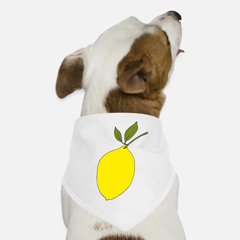 zitrone Hunde-Bandana