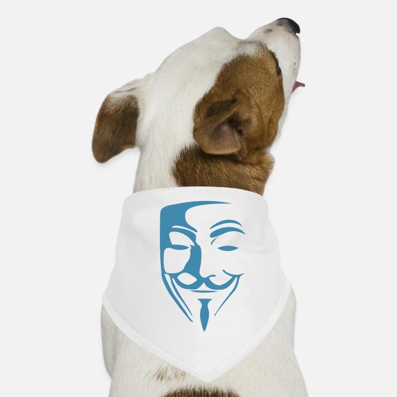 Anonymous Mask Dog Bandana