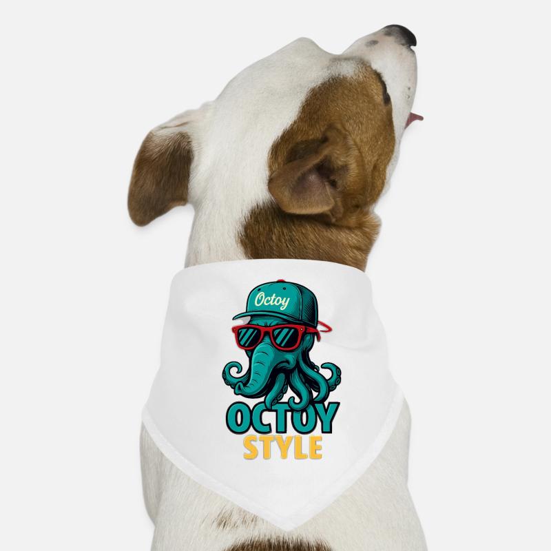 Octoy Style Octopus Retro Cap Dog Bandana