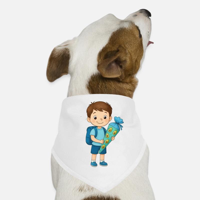 Pupils with avocado school cone Dog Bandana
