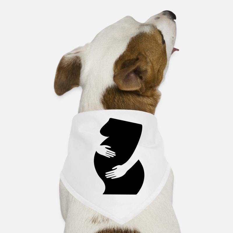 Grossesse, bébé Bandana pour chien