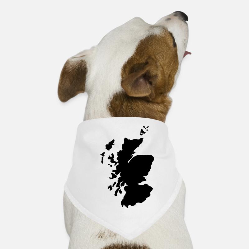 Carte de l’Écosse Bandana pour chien