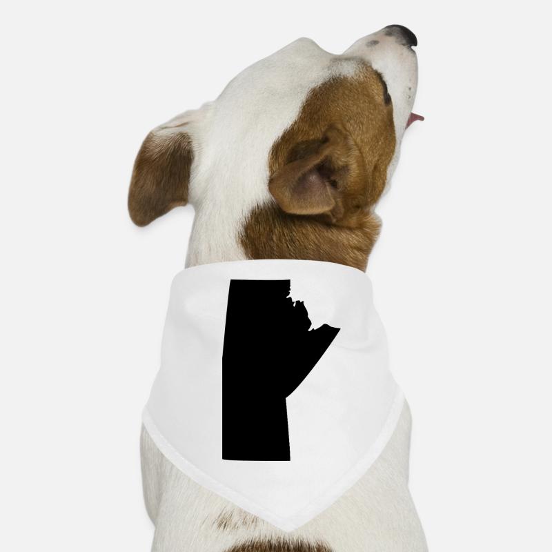Manitoba Map Dog Bandana