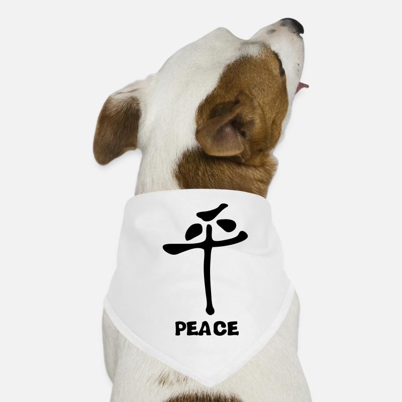 feng shui peace symbol peace tranquility Dog Bandana