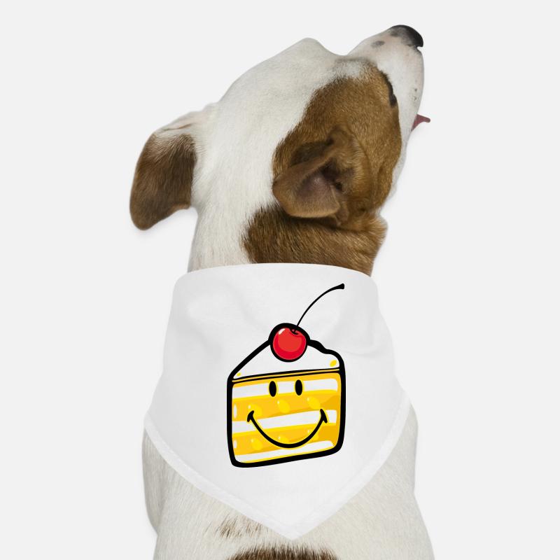 Smiley Cake Bandana pour chien