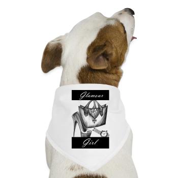 Glamour Girl - Hunde-Bandana - Weiß - Vorne