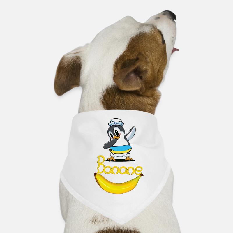 Pingouin Banane Marin Maritime Enfant Bandana pour chien