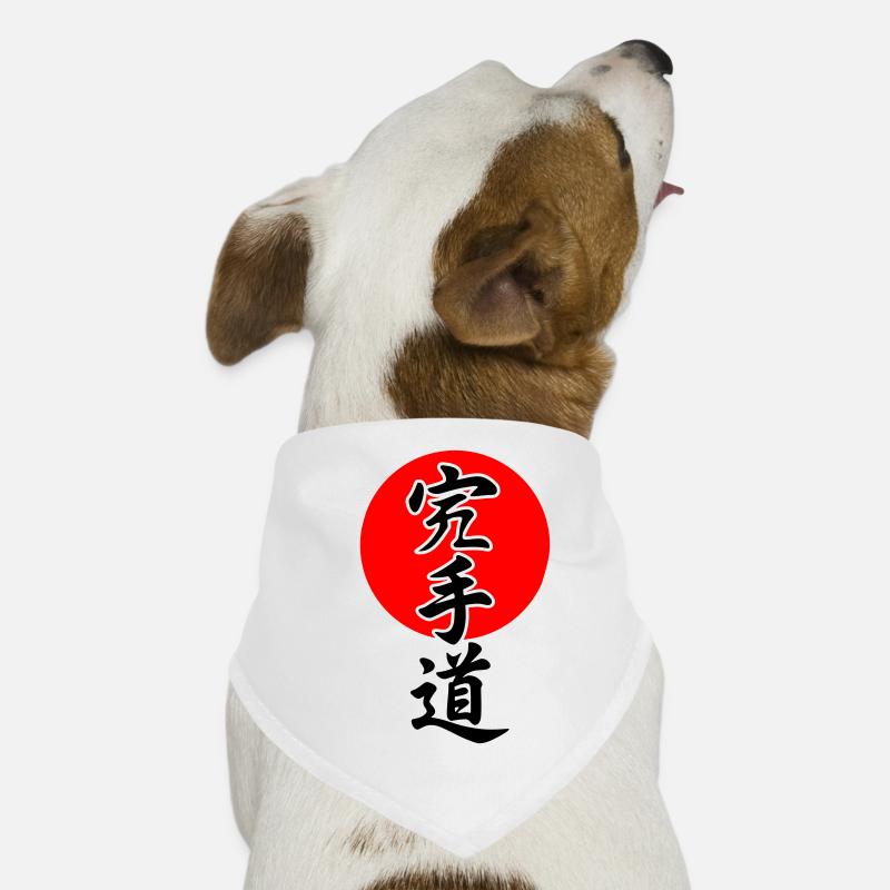 Lettrage de karaté Bandana pour chien