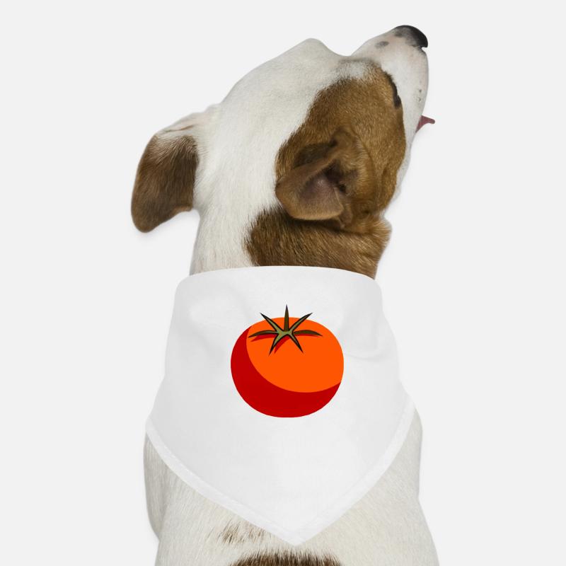Idée cadeau tomate rouge Bandana pour chien