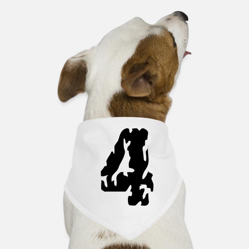 Maillot 4 numéros Bandana pour chien