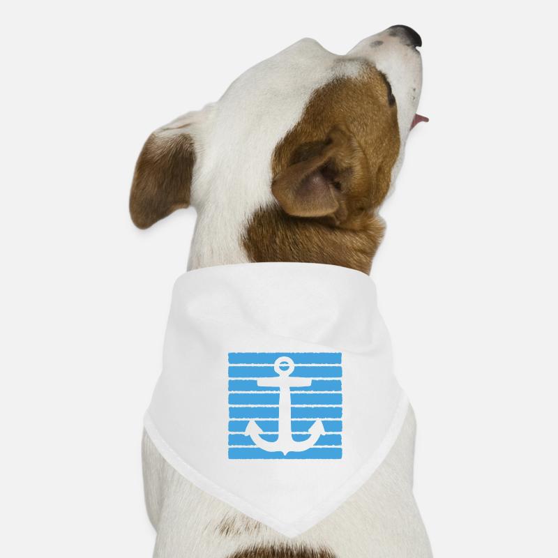 Maritime - Ancre Bandana pour chien
