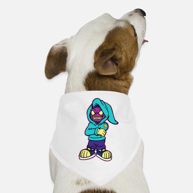 Neon Troll Dog Bandana