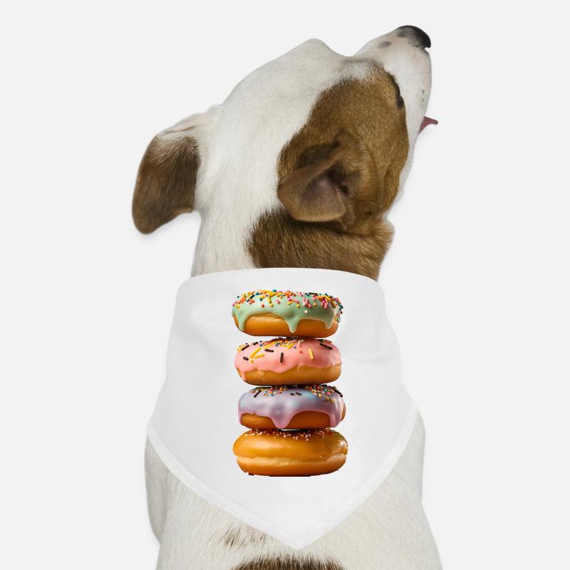 Saftige Donuts Hunde-Bandana