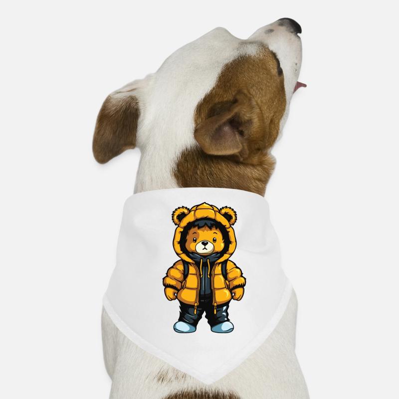 Bear Winter Comic Cute Dog Bandana