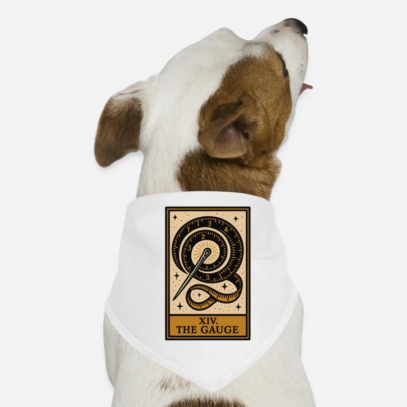La jauge de couture de tarot précise Bandana pour chien