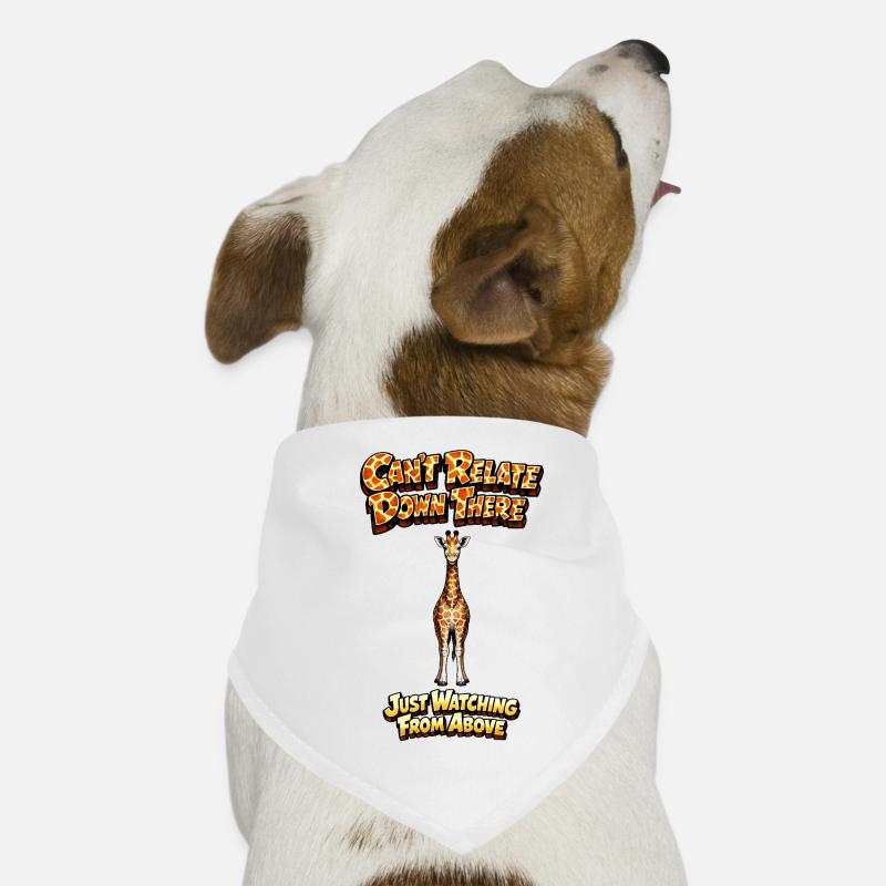 Giraffe über Meme Tee Hunde-Bandana