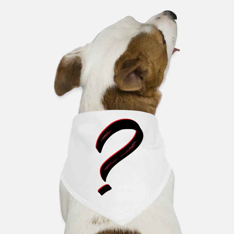 Point d’interrogation Bandana pour chien