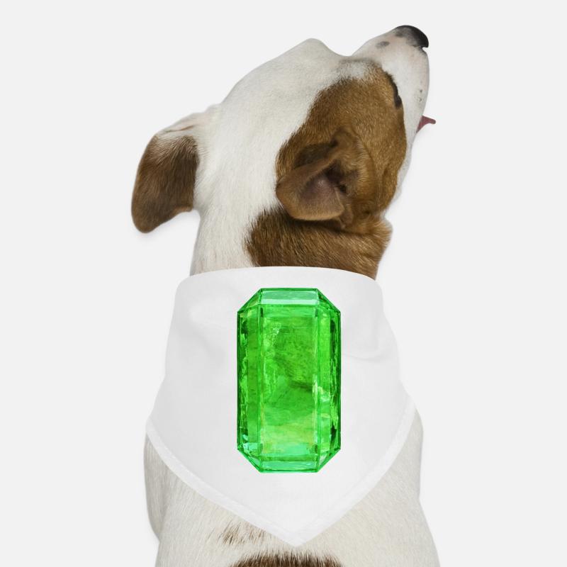 Emerald Crystal Dog Bandana