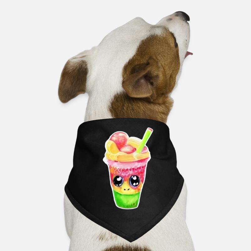 Bubble Tea Kawaii Bandana pour chien