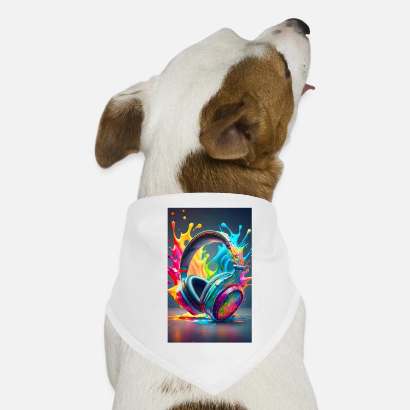 Casque coloré Bandana pour chien