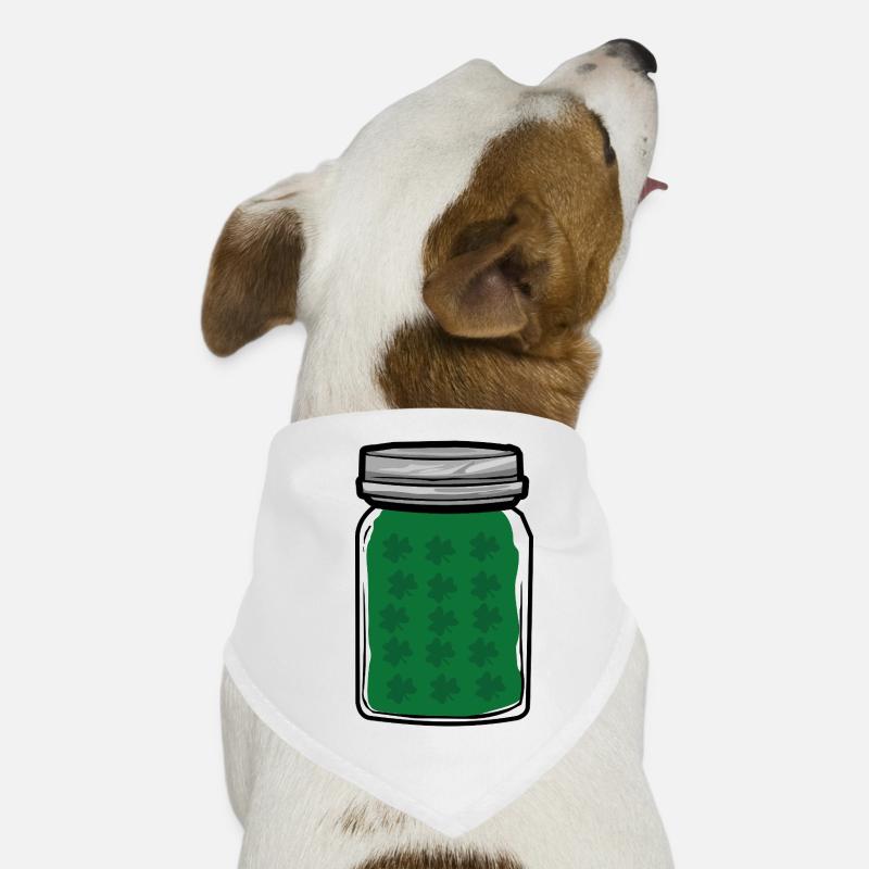 Pot de chance au trèfle Bandana pour chien