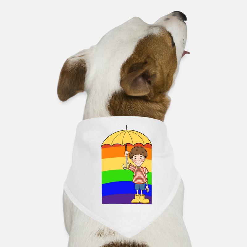 Rainbow Man Dog Bandana