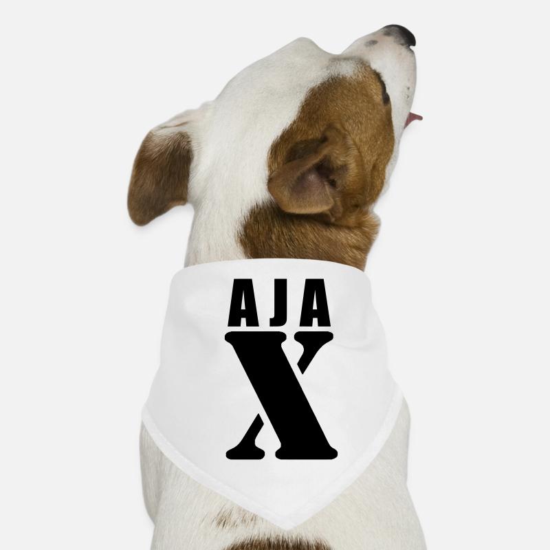Ajax – First Name Design | Minimal Typography Hunde-Bandana