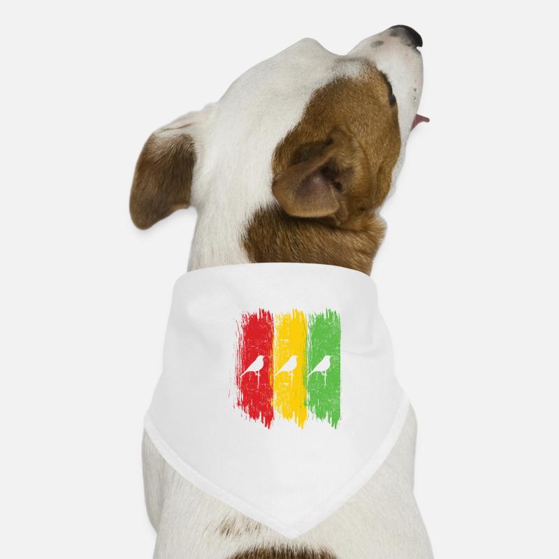 Good Vibes Only Rastafari Rasta Jamaica Reggae Hunde-Bandana