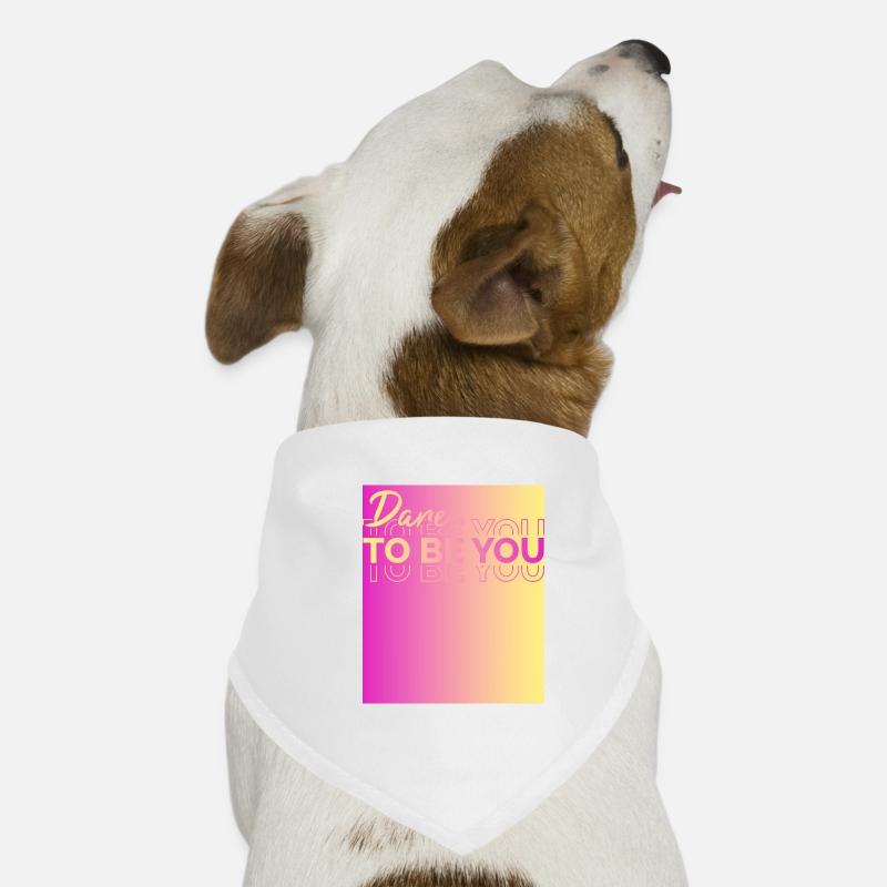 Be you! Selbstvertrauen, positiv Denken Motivation Hunde-Bandana