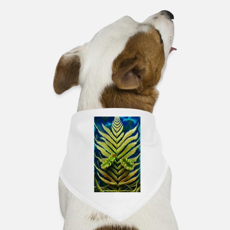 Fern Leaf Dog Bandana