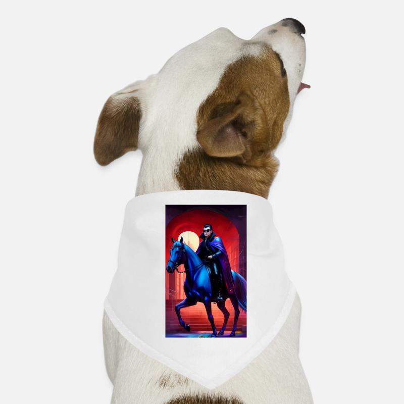 Cavalier spectral Bandana pour chien