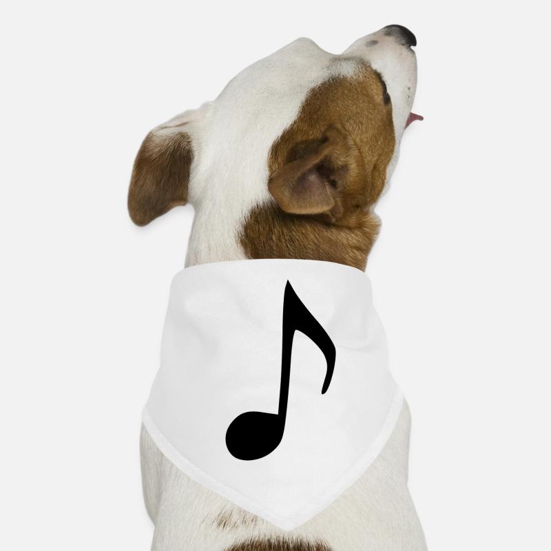 Note musicale : musique Bandana pour chien