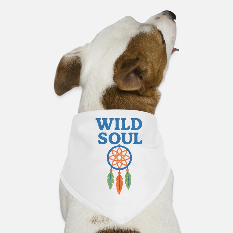 Wilde Seele Traumfänger Hunde-Bandana