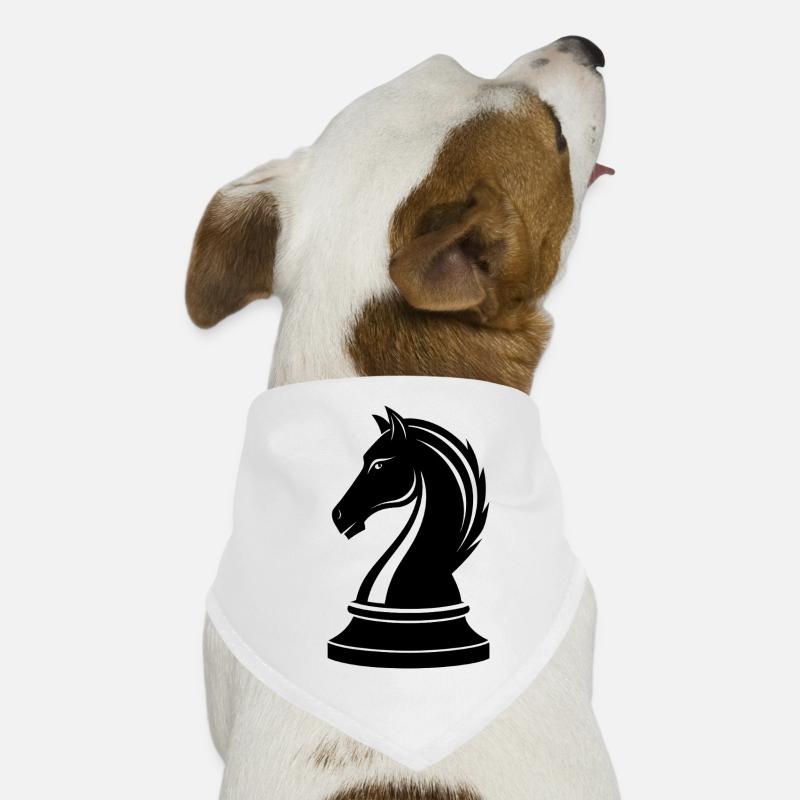 Schachpferd Hunde-Bandana