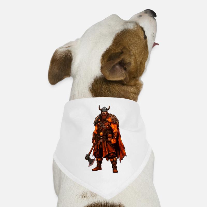 Wikinger Krieger Hunde-Bandana