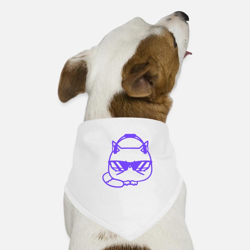 Cool Cute DJ Cat Pet Kitten Dog Bandana
