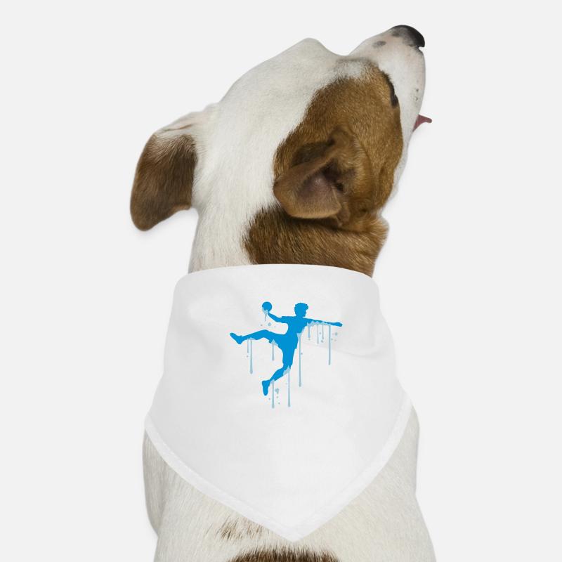Ice melting drops graffiti color spray silhoue Dog Bandana