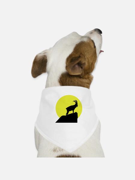 Sternzeichen Steinbock - Hunde-Bandana - Weiß