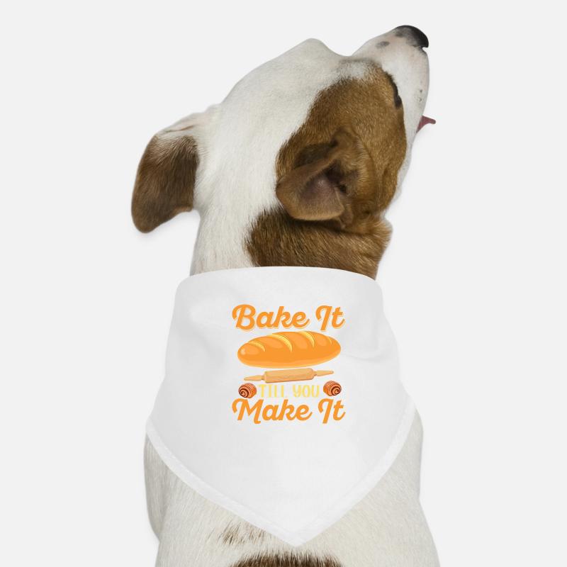 Bake It Till You Make It Cookie Pastry Baking Cak Dog Bandana